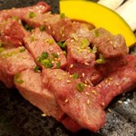 炭火焼肉 もう庭 - 特上タン塩