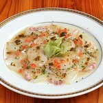 Tenerezza - 本日の新鮮魚介2種盛カルパッチョ