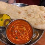 インディアンレストラン サイノ - ディナーカレーセット(スペシャルバターチキン)