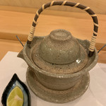 割烹 一楓 - 松茸の土瓶蒸し