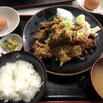 Aji No Mikoshiya - ♪唐揚げ定食￥500