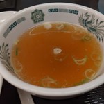 日高屋 - 定番のスープ