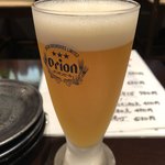 沖縄料理・島酒場 がらくた - シークワーサーオリオン生ビール。