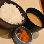 Inaba Wakou - ランチ共通のご飯・味噌汁・漬物２０１９年９月