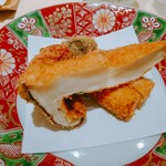 新ばし 星野 - 岩手の松茸をフライで