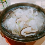 新ばし 星野 - 鱧と松茸の鍋