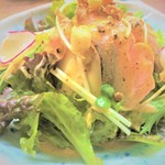 魚虎 - ポテトサラダ炙りサーモンチーズサラダ　480円