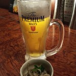 さば銀 - 料理が美味しくて生ビールが進みます。