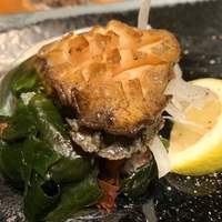 鉄板焼 天 本丸 - アワビだ！