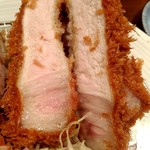 とんかつ檍 - 特ロースカツ　レア感堪らない！