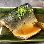 Miso stew of mackerel