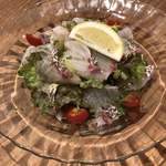 キッチン ニコリ - 鯛の炙りカルパッチョ