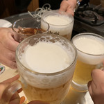 海雲台 - まずはビールで乾杯。ひとつお茶け(^^)