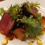 Le Trefle - Canard Rôti,mais,plum,cacao 鴨のロースト､トウモロコシ､すもも､カカオ 