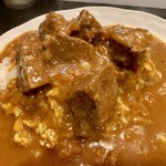 カルダモン． - 牛肉厚切りカレー 肉ダブル 1,500円