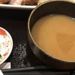 串揚げと日本酒 あぶらや - 豚汁と香の物