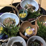馳走 かねこ - 季節の前菜大皿盛り