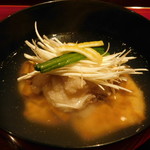 銀座 しのはら - 松茸と湯葉のお吸い物