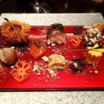 日本料理 TOBIUME - 秋の吹き寄せ～♪キレイです