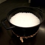 日本料理 TOBIUME - 若松新米、艶々