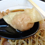 中華そば さわ - このワンタン絶品
