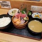 Mekiki No Ginji - 本日の刺身定食2019.10.07