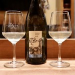 花いち - 友達が持ち込んだワイン