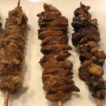 天然うなぎ しま村 - つくね・レバー・肝