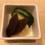 天然うなぎ しま村 - お新香