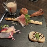 MILLE FIORI - 前菜盛り合わせ（ハーフ）（￥1000）