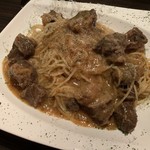 MILLE FIORI - 牛ほほ肉の白ワイン煮込み スパゲティ