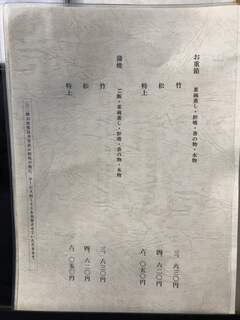 天然うなぎ しま村 - メニュー