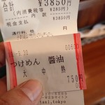 麺家 彩華 - 自分でも苦笑いしか出てこない。