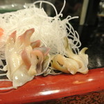 宝寿司分店 - ホッキ　生と茹で