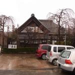 手打そば 車家 - 駐車場から見た車家さん