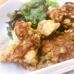 大衆食堂 火成 - ♦︎唐揚げ定食　550円(税込み)
            ライス、味噌汁付き