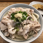 自家製さぬきうどんと肉 甚三 - 冷たい肉うどん（並盛）