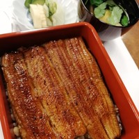 割烹 蒲焼 大沼 - うな重上（お新香・肝吸）