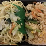 五日市福屋 - 焼きそばとチャーハンセット　387円　3回目