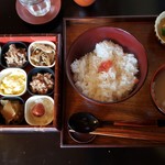 えん  - えんの気ままご膳セット(1240円)です。