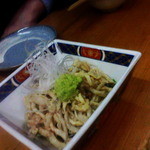 川栄 - ほろほろ鳥の皮ぽん酢