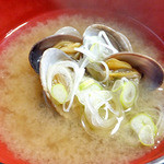 Teradomari Onsen Hokushinkan - 朝食（アサリの味噌汁）
