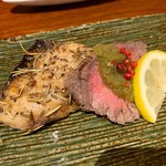 Nao Yoshi - 飲み放題付きコース料理 1人 5000円
                        白身魚の香草焼きとローストビーフ
