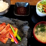 にく福 - カルビ炙り焼き定食