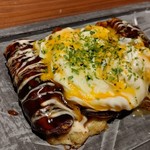 創作鉄板 粉者焼天 - 日本一軽いお好み焼き