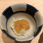 新ばし 星野 - このわたの飯蒸し