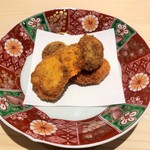 新ばし 星野 - 岩手産松茸のフライ