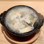 新ばし 星野 - ハモと松茸のお鍋