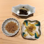 新ばし 星野 - 松坂牛の佃煮、じゃこ、漬物