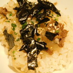 銀座 しのはら - 飛騨牛A5ランクの炊き込みご飯